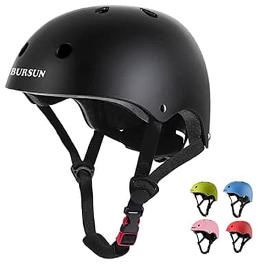 BURSUN Kids Bike Helmet Ventilation & Adjustable Toddler Helmet for Ages 8-14 Kids Boys Girls Multi-Sport Helmet for Bicycle Skate Scooter, 5 Colors - Image 1