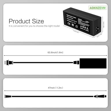 AOKNZEVM 65W 45W AC Adapter Laptop Charger Compatible with Dell Inspiron 13 14 15 16 17 3000 5000 7000 Series, Dell Latitude 13 14 15 3000 Series, Vostro 13 14 15 16 3000 5000 - Image 3