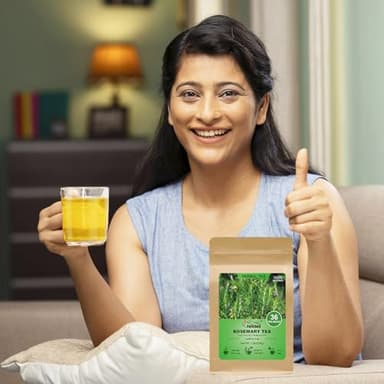 FullChea - Rosemary Tea Bags, 36 Teabags, 1.5g/bag - Premium Dried Rosemary Leaves - Cultivated From Egypt - Non-GMO - Caffeine-free - Distinct Flavor & Support Digestion - Image 5