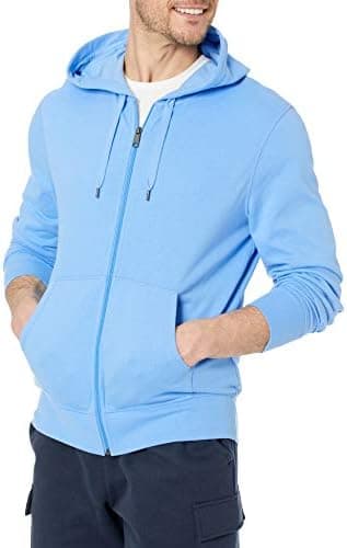 Amazon Essentials mens Lightweight French Terry Full-Zip Hoodie with Comfortable Fit - Image 3