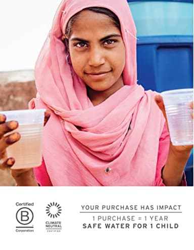 LifeStraw Home– Water Filter Pitcher, 7-Cup, Glass with Silicone Base, Stormy Blue, for Everyday Protection Against Bacteria, parasites, microplastics, Lead, Mercury, PFAS and a Variety of Chemicals - Image 7