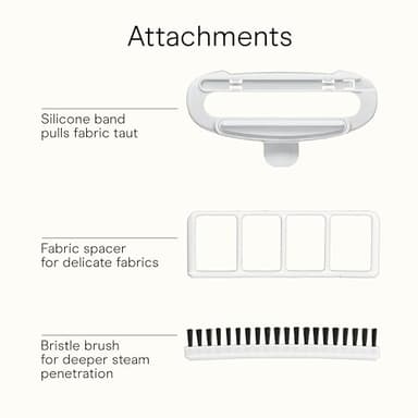 Conair Handheld Garment Steamer for Clothes, Turbo ExtremeSteam 1875W Fabric Steamer, Portable Handheld Design, Strong Penetrating Steam, White/Champagne - Image 3