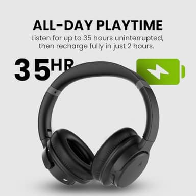 Avantree Ensemble - Wireless Headphones for TV Watching for Seniors with Clear Voice, Easy Setup & Charging Dock, 35H Play Time, Comfortable, Works with Optical, AUX & Bluetooth TVs - Image 5