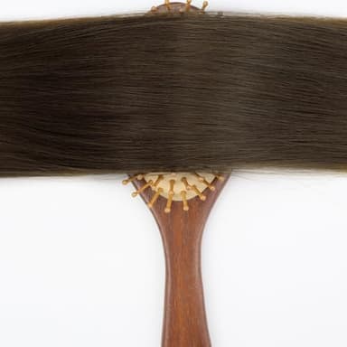 Full Shine Brown Weft Hair Extensions Real Human Hair Straight Remy Hair Bundles 105G Double Weft Extensions Dark Brown Sew In Hair Extensions Real Human Hair Weave Extensions Human Hair Wefts 24 Inch - Image 8