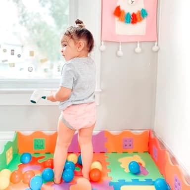 BIG ELEPHANT Baby Girls Training Underwear, Toddler Cotton Potty Training Pants Soft Absorbent, 3T - Image 4