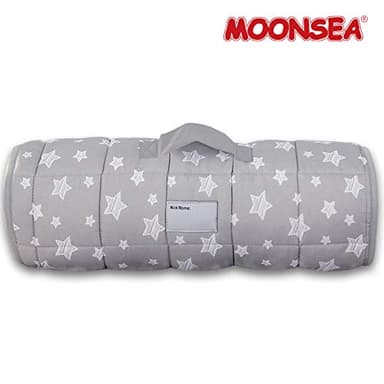 Moonsea Toddler Nap Mat with Pillow Fleece Minky Blanket, Lightweight, Soft Perfect for Kids Preschool, Daycare, Travel Sleeping Bag Boys and Girls, 21" x 50" Fit Standard Cot - Image 5