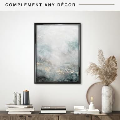 MCS Trendsetter 18x24 Poster Frame Black High-Gloss, Vertical & Horizontal Wall Hanging Large Picture Frame for Photos, Posters & Art Prints (1-Pack) - Image 3