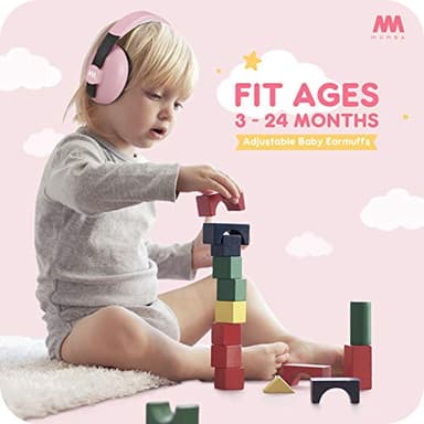 Mumba Baby Ear Protection Noise Cancelling Headphones for Babies and Toddlers Baby Earmuffs - Ages 3-24+ Months - Image 3