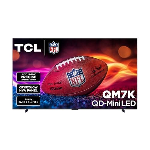 TCL 98-Inch QM7K QLED 4K Smart QD-Mini LED TV with Google TV (98QM7K, 2025 Model) Dolby Vision IQ, Dolby Atmos, HDR, Game Accelerator up to 288Hz, Voice Remote, Works with Alexa, Streaming Television - Image 1