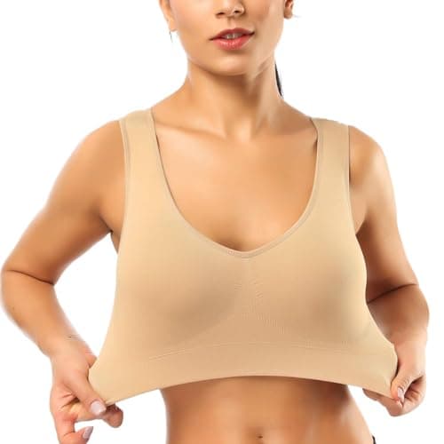 BESTENA Sports Bras for Women, Seamless Comfortable Yoga Bra with Removable Pads, XX-Large - Image 1
