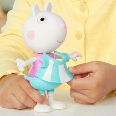 Peppa Pig Suzy Sheep-Up Figure with 6 Easy-On Fashion Accessories, 6-Inch Doll, Preschool Toys for Girls and Boys 3 and Up - Image 9