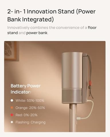 XGIMI MoGo 3 Pro NEW Outdoor Projector with PowerBase Stand, 2.5hrs Battery, Google TV with Licensed Netflix, Build-in Adjustable Stand, 450 ISO Lumens, ISA 2.0, 2 x 5W Harman Kardon - Image 5