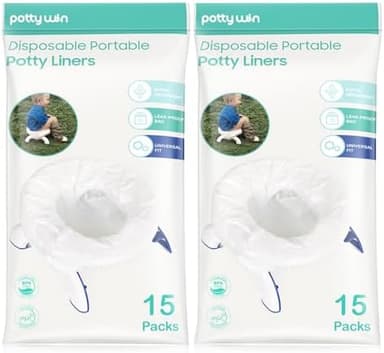 30 Counts] Disposable Potty Liners Compatible with OXO Tot 2-in-1 Go Potty, Potty Refill Bags for Toddler Travel, Universal Potty Bags Fit Most Potty Chairs and Travel Potty - Image 3