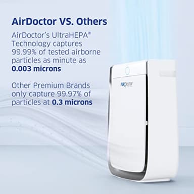 AIRDOCTOR 3500i SMART Air Purifier for Living Rooms & Bedrooms. 3 Stage Filtration with Pre-Filter, UltraHEPA, Carbon/VOC. Captures Particles 100x Smaller Than HEPA Standard - Image 8
