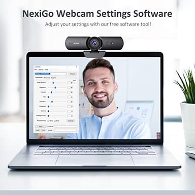 NexiGo HelloCam, 1080P Webcam with Windows Hello, True Privacy, Automatic Electronic Shutter, Computer Camera, Microphone, Facial Enhancement, HD USB Web Cam - Image 8