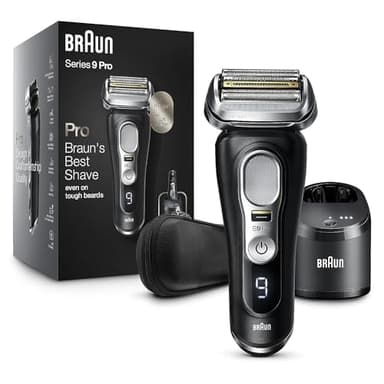 Braun Electric Razor,Waterproof Foil Shaver for Men,Series 9 Pro 9460cc,Wet & Dry Shave,w/ProLift Beard Trimmer for Grooming,5-in-1 Cleaning & Charging SmartCare Center, Head Shavers for Bald Men - Image 1
