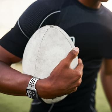 5 Pack Sport Bands Compatible with Apple Watch Band 44mm 45mm 46mm 42mm 41mm 40mm 38mm 49mm for Men Women, Breathable Silicone Wrist Strap for iWatch Series 11 10 9 8 7 6 5 4 3 2 1 SE3 2 1 Ultra3 2 1 - Image 5