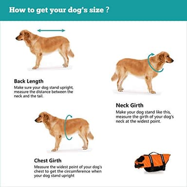 HAOCOO Dog Life Jacket Vest Saver Safety Swimsuit Preserver with Reflective Stripes/Adjustable Belt Dogs Pink Bone,L - Image 5