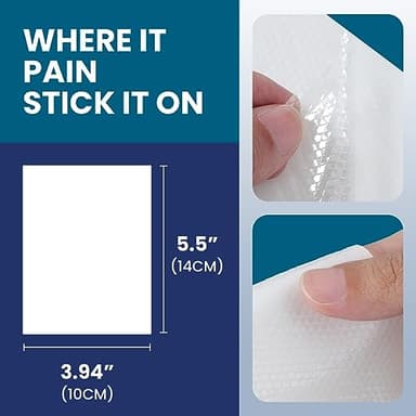 Sumifun 4% Lidocaine Pain Relief Patches 30 Count Maximum Strength Numbing Gel Patch for Back Knee Neck Joint Ache Muscle Soreness Topical Analgesic FSA or HSA Eligible - Image 9