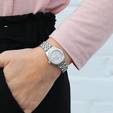 Armitron Women's Genuine Crystal Accented Bracelet Watch, 75/2475 - Image 4