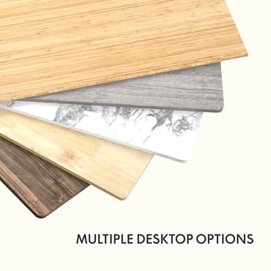 FLEXISPOT EN1 One-Piece Standing Desk 55 x 28 Inches Stand Up Desk Workstation Home Office Computer (White Frame + Gray Wood Top, 2 Packages) - Image 7