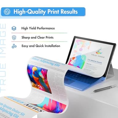 206A Toner Cartridges 4 Pack: M283fdw 206X Set Compatible Replacement for HP 206A 206X Color Laserjet Pro MFP M283fdw M283cdw M255dw M282 M283 M255 Printer High Yield Ink (Black Cyan Yellow Magenta) - Image 5