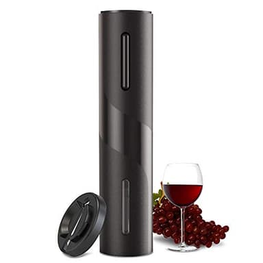 COKUNST Electric Wine Opener, Battery Operated Wine Bottle Openers with Foil Cutter, One-click Button Corkscrew Remover for Home Kitchen Party Wedding - Image 1