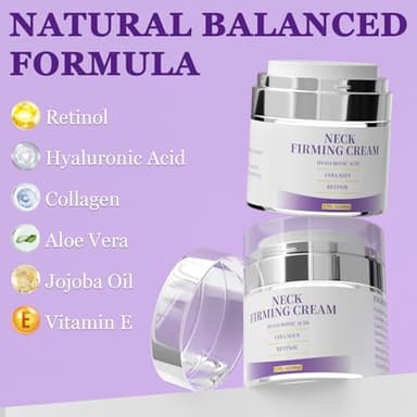 Retinol Cream for Face, Neck Creams for Tightening and Firming, Anti Aging Face Moisturizer for Face, Day & Night Moisturizing with Collagen, Hyaluronic Acid for Sagging Skin, Wrinkle, 1.7 Fl OZ - Image 5