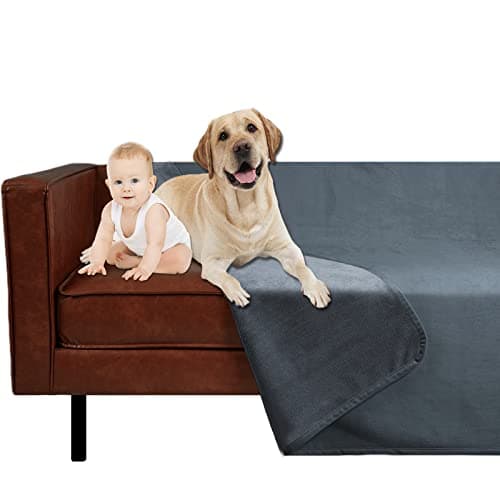 Ameritex Pet Bed Blanket Reversible 100% Waterproof Velvet Super Soft for Sofa and Bed - Image 1