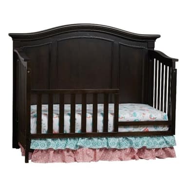 Baby Cache Glendale Toddler Guard Rail, Charcoal Brown - Image 2