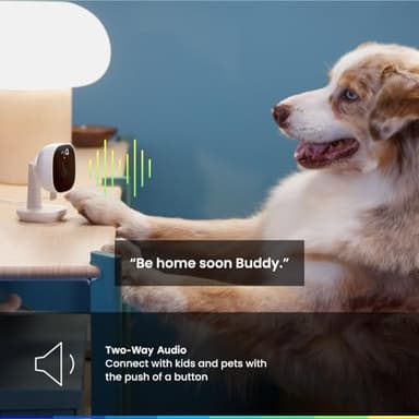 CHAMBERLAIN myQ Smart Indoor Security Camera – 1080p HD Video, Night Vision, Motion Detection, Wi-Fi, Two-Way Audio, Smartphone Control - Image 4