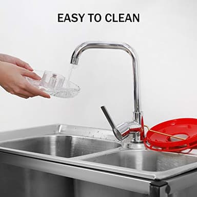 eWonLife Hummingbird Feeder for Outdoors, 2 Pack, Leak-Proof, Easy to Clean and Refill, Saucer Humming Bird Feeder Plastic, Including Hanging Hook, with 5 Feeding Ports (16 Ounce/Pack) - Image 8