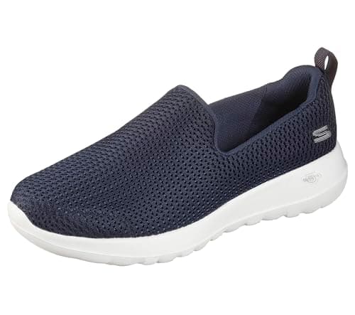 Skechers Women's Go Walk Joy Sneaker-5Gen Cushioning, Air-Cooled GOGA Mat, Breathable Mesh Upper Sneaker, Navy/White, 5 Wide - Image 1