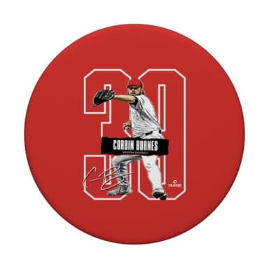 Corbin Burnes | Arizona Baseball Players | MLBCOR301N PopSockets Adhesive PopGrip - Image 3