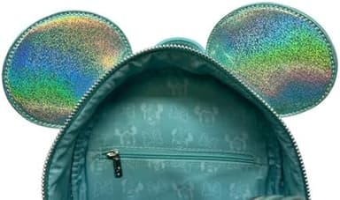 Loungefly Disney Minnie Mouse Glitter Sparkle Womens Double Strap Shoulder Bag Purse - Image 7