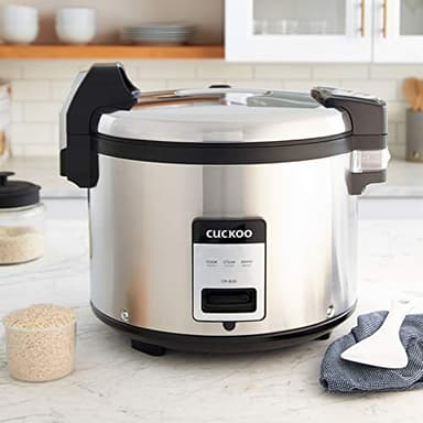 CUCKOO Commercial Rice Cooker & Warmer, Extra Large Rice Cooker 30-Cup Uncooked / 60-Cup Cooked, Professional Industrial Grain Cooker with Large Capacity, Easy One-Touch Operation, Silver (CR-3032) - Image 2