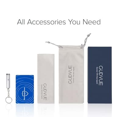 GUDVUE Blue Light Glasses, Computer/Gaming/TV/Phones Glasses for Women/men, Anti Glare/UV400/Eye Strain, Sliver - Image 3