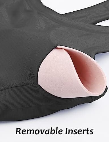 MathCat Workout Tank Tops for Women with Built in Bra, Sleeveless Gym Tops Seamless Racerback Athletic Yoga Shirts - Image 5