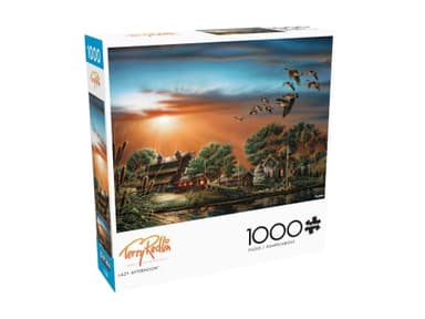 Buffalo Games - Terry Redlin - Lazy Afternoon - 1000 Piece Jigsaw Puzzle for Adults - Challenging Puzzle Perfect for Game Nights - Finished Puzzle Size is 26.75 x 19.75 - Image 1