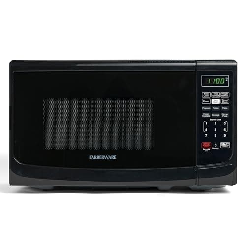 Farberware Countertop 700 Watts, 0.7 cu ft 700-Watt Microwave Oven, Black - Image 1