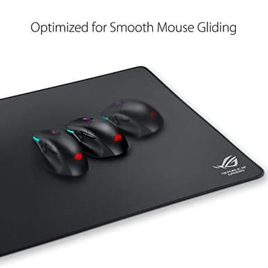 ASUS ROG Sheath BLK Gaming Mouse Pad – 35.4” x 17.3", Extra-Large Surface, Ultra-Smooth for Precise Mouse Control, Anti-Fray Stitched Edges, Non-Slip Base - Black - Image 2