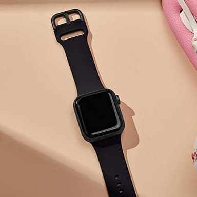 Sport Band Compatible with Apple Watch Bands 49mm 46mm 45mm 44mm 42mm 41mm 40mm 38mm, Soft Silicone Replacement Strap with Classic Clasp for iWatch Series 11 10 9 8 7 6 5 4 3 2 1 SE Ultra Women Men - Image 2