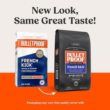 Bulletproof French Kick Dark Roast Ground Coffee, 12 Ounces, 100% Arabica Beans, Clean Coffee Tested for Toxins, Packaging May Vary - Image 4