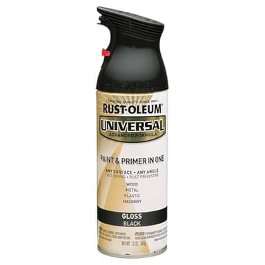 Rust-Oleum 245196 Universal All Surface Spray Paint, 12 oz, Gloss Black - Image 4