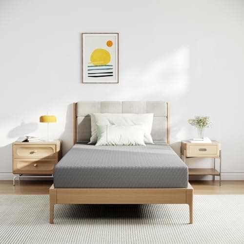 Novilla Twin Mattress for Kids, 5 Inch Twin Size Mattresses with Gel-Infused Memory Foam & Pressure-Relieving Foam for Cool Touch & Edge Support Mattress in a Box CertiPUR-US Certified - Image 1