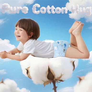 Upairy Training Pants for Boys Girls,Potty Training Underwear Girls and Boys,Up Airy Potty Pants for Toddler,Soft Absorbent & Leak-Proof with Characters, 100% Cotton Washable (4PCS,L) - Image 7