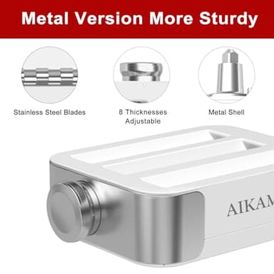 Metal Pasta Maker Attachment for Kitchenaid Stand Mixers 3 in 1 Set Includes Pasta Roller Spaghetti Cutter & Fettuccine Cutter and Cleaning Brush, Pasta Attachment - Image 7
