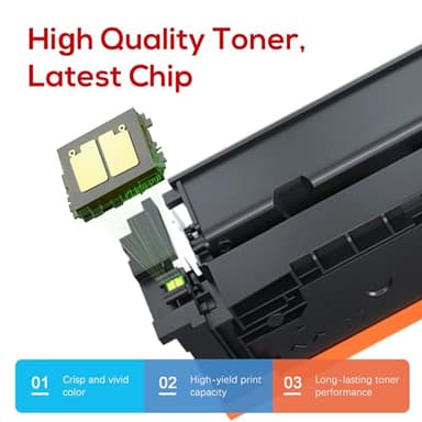 Jeostarky Compatible Canon 067H 067 Toner Cartridge Set Replacement for Canon 067H Compatible for Color ImageClass MF656Cdw LBP632Cdw MF654Cdw MF653Cdw LBP633Cdw MF650C LBP630C Printer (4 Pack) - Image 3