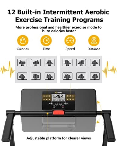 UREVO Walking Pad Treadmills for Home Office, Under Desk Compact Design Treadmill Portable Walking Pad Treadmill with Remote Control, LED Display - Image 2