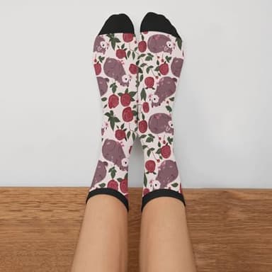 Yaateeh Opossums Socks Gifts Funny Novelty Socks For Men Women - Image 3